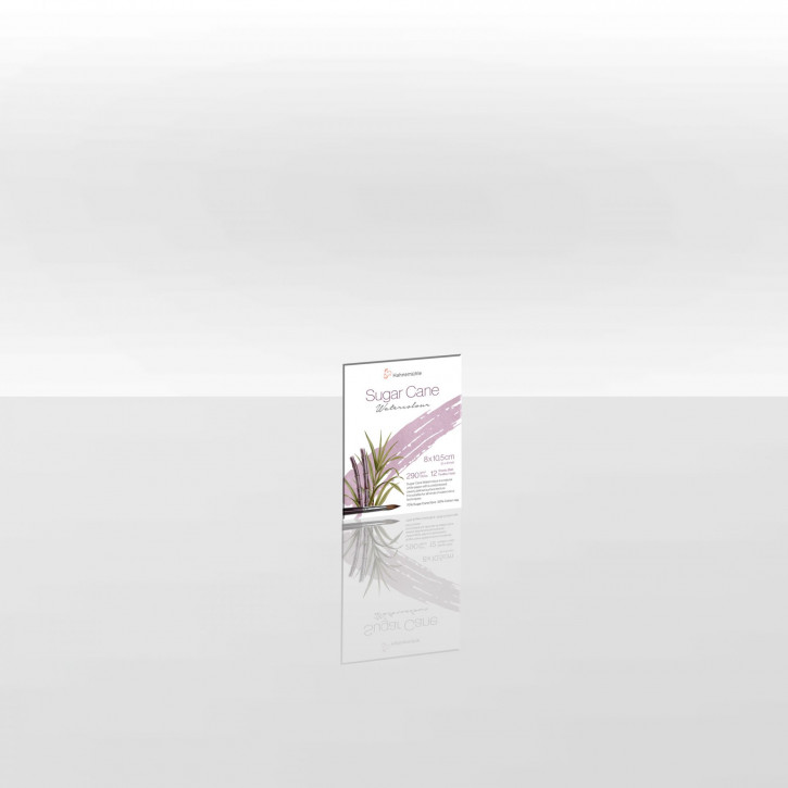 Mini Aquarell Block, mini aquarellblöcke, Sugar Cane Watercolour 290g m², 8x10,5cm, 12Blatt