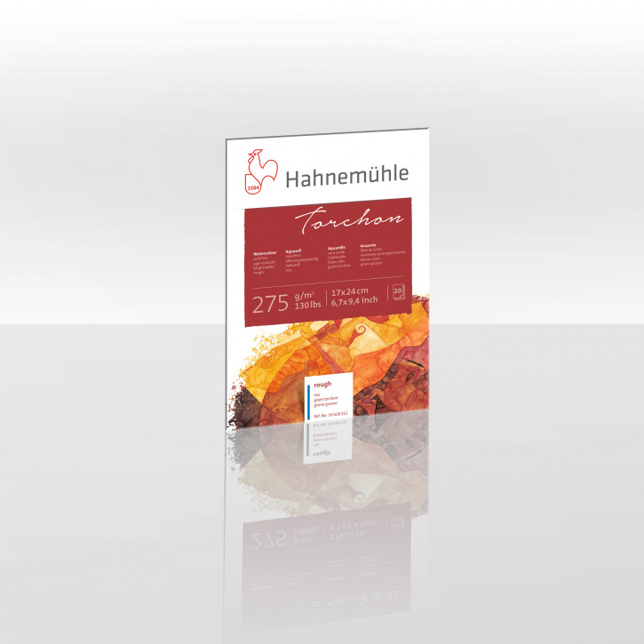 Hahnemühle Torchon rau, 17x24 cm, 275g m², 20Blatt