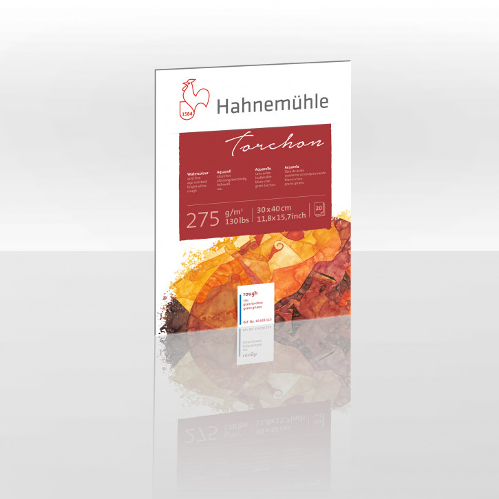 Hahnemühle Torchon rau 30x40 cm, 275g m², 20Blatt