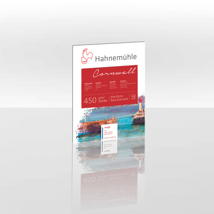 Hahnemühle Cornwall rau, 24x32cm 450g m²