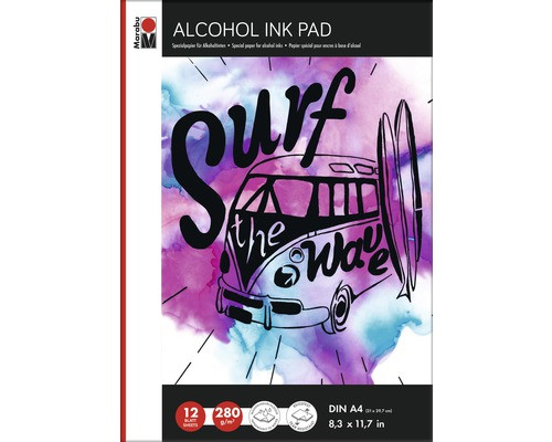 Alcohol Ink Pad, DIN A4, 280 g/qm Marabu