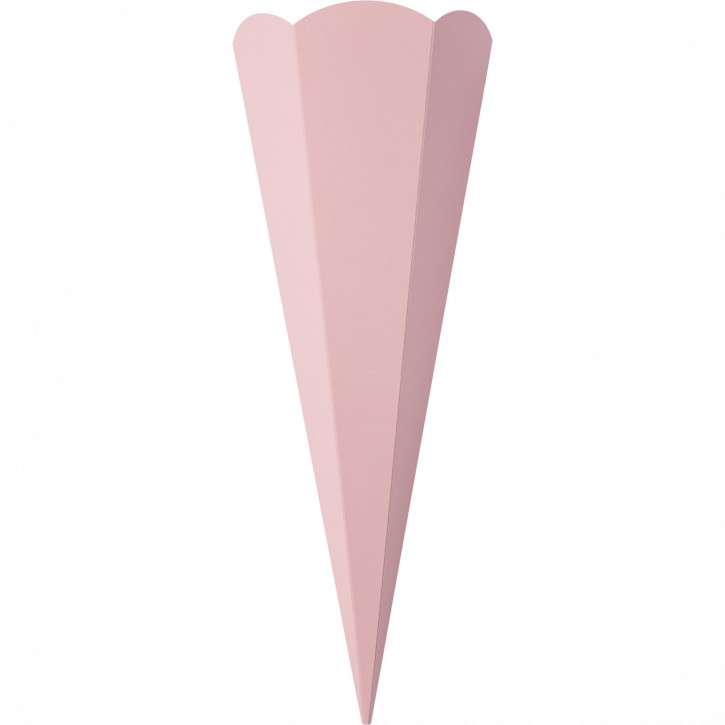 Schultütenrohlinge, stabiler Karton 400g/qm, 6-eckig, 68 cm, rosa