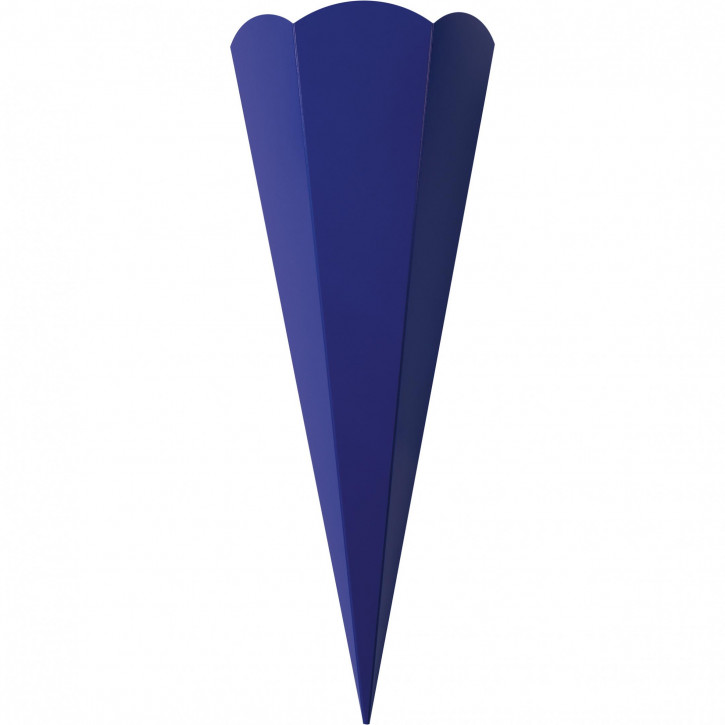 Schultütenrohlinge, stabiler Karton 400g/qm, 6-eckig, 68 cm, blau