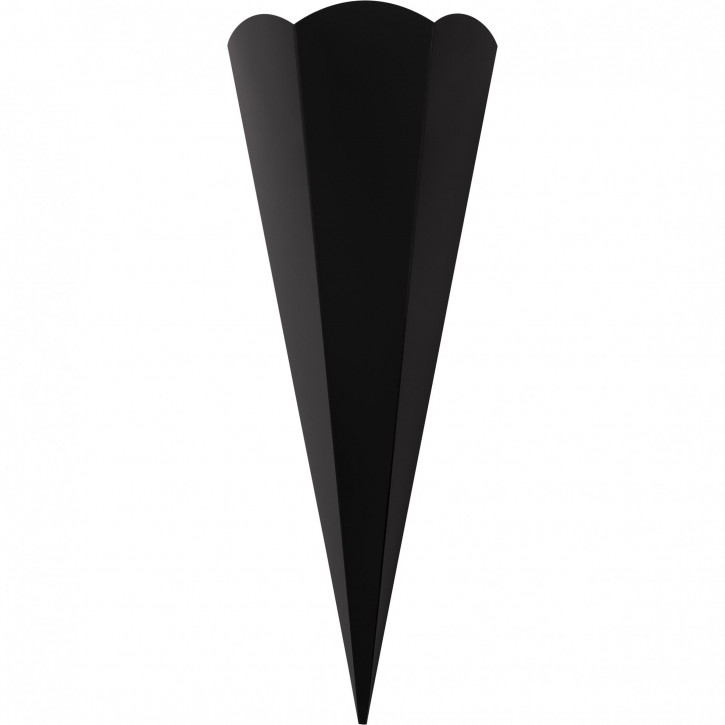 Schultütenrohlinge, stabiler Karton 400g/qm, 6-eckig, 68 cm, schwarz