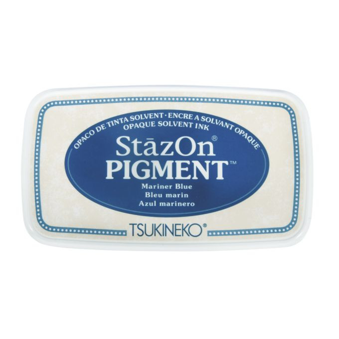 StazOn Pigment-Stempelkissen, marine 9,6x5,5x2,2cm