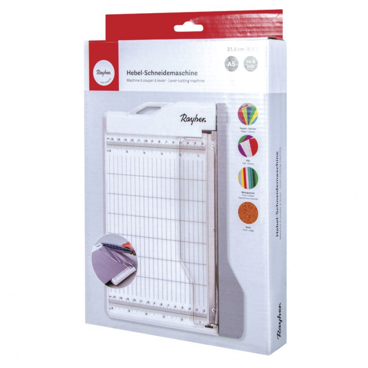 Hebel-Schneidemaschine A5 Schnittlänge ca.21,6cm, SB-Box