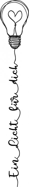 Stempel Ein Licht für dich 2x10cm