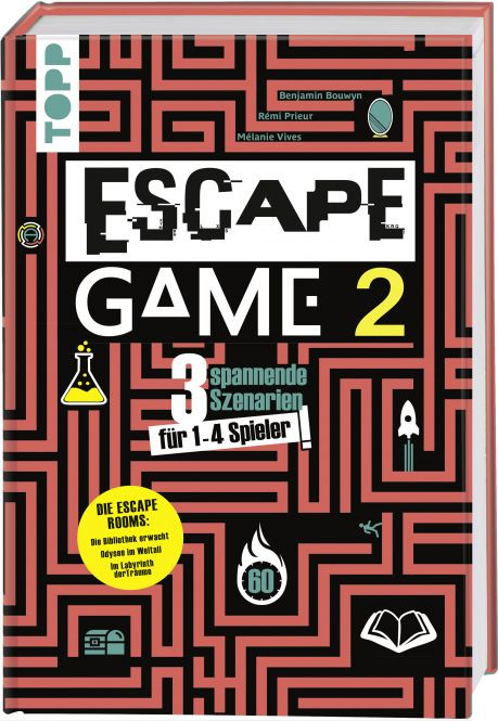 3 Escape Rooms für zu Hause: Die Bibliothek erwacht, Im Labyrinth der Träume, Odyssee im Weltall