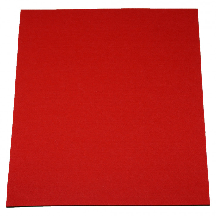 Filzzuschnitte 20x30 cm, 1 mm Mohnrot