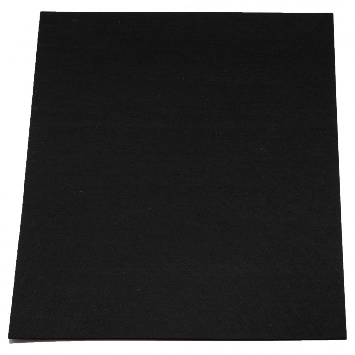 Filzzuschnitte 20x30 cm, 1 mm Schwarz