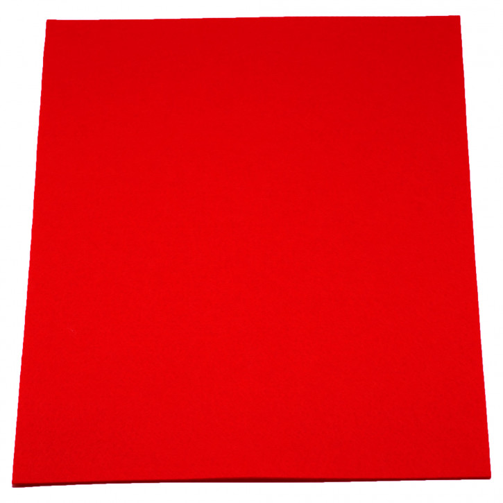 Filzzuschnitte 20x30 cm, 1 mm Rot