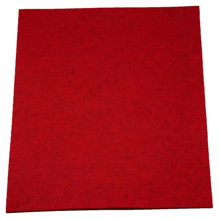 Filzzuschnitte 20x30 cm, 1 mm Rot Meliert