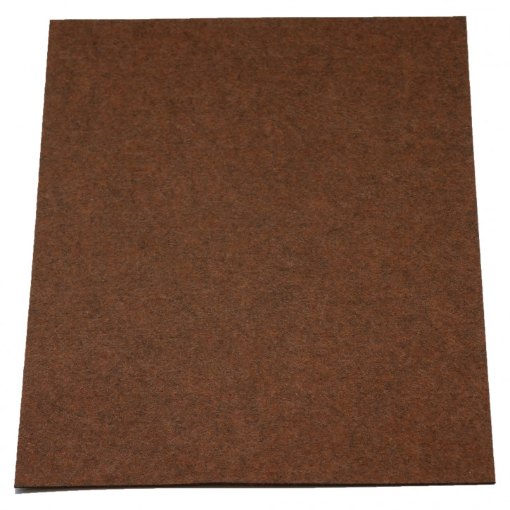 Filzzuschnitte 20x30 cm, 1 mm Braun Meliert