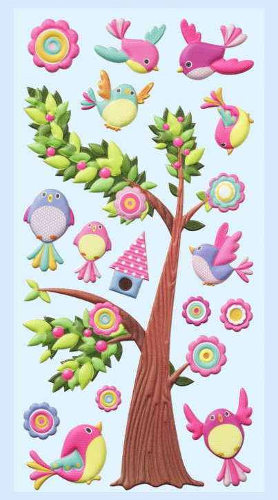 Softysticker Vogel