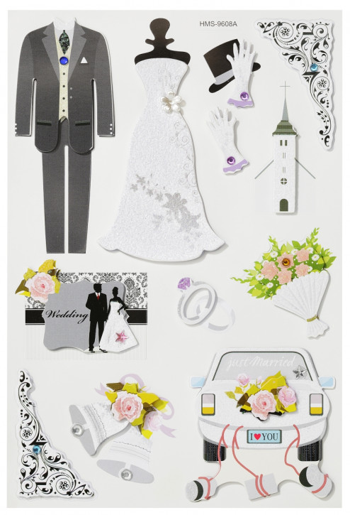 Sticker Hochzeit II