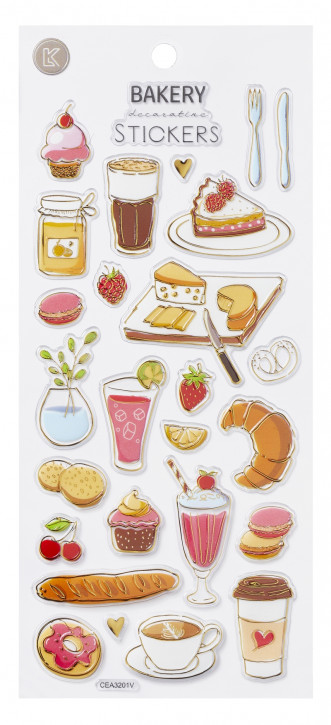 Glossy-Sticker Kaffee-Pause