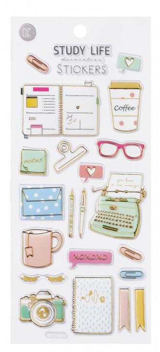 Glossy-Sticker Studium