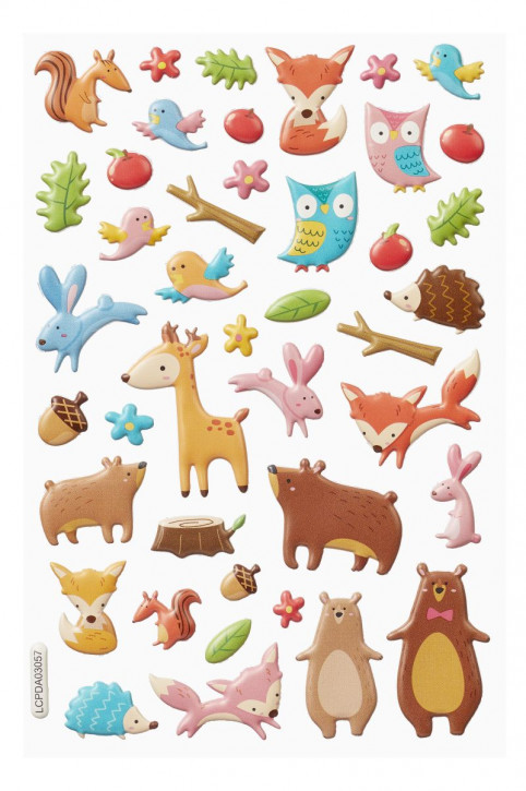 Softy Sticker Waldtiere II