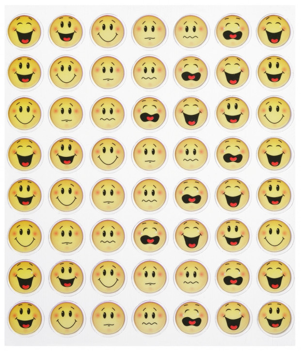 Hobby-Design Sticker Smily-Beurteilung