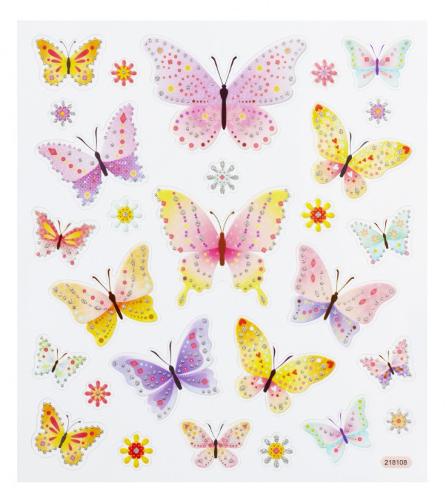 Hobby-Design Sticker Schmetterling