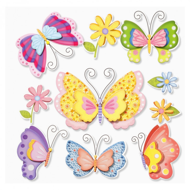 3D Sticker XXL Schmetterlinge IV
