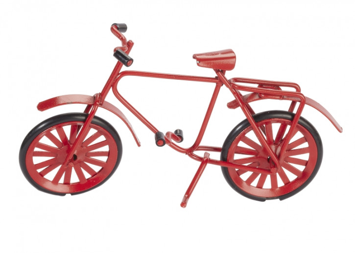 Miniatur-Fahrrad, ca. 9,5cm, rot