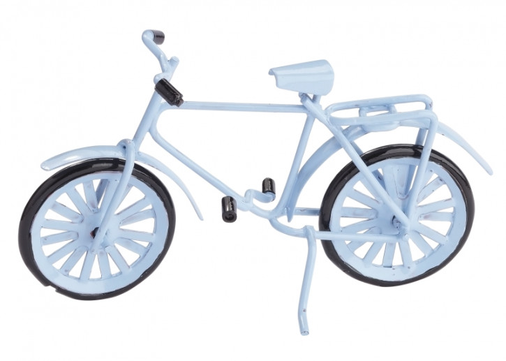 Miniatur-Fahrrad, ca. 9,5cmx6cm, hellblau