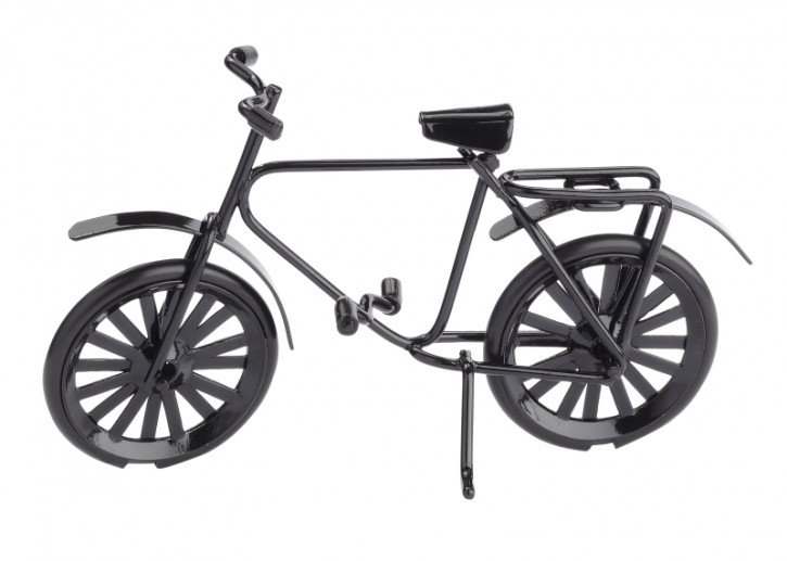 Miniatur-Fahrrad, ca. 9,5cmx6cm, schwarz