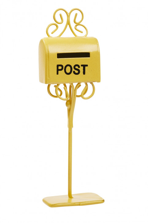 Mailbox/Briefkasten gelb ca. 11cm