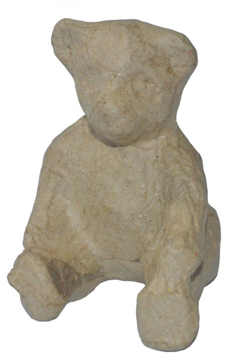 Pappmachee Figur "Teddy" 6 x 8 cm