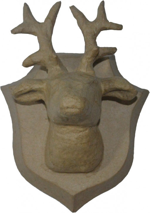 Pappmachee Figur "Trophäe" Höhe 20 cm