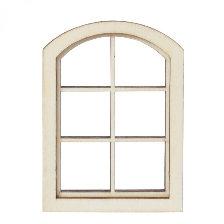 Fenster  Holz 7,5x10cm