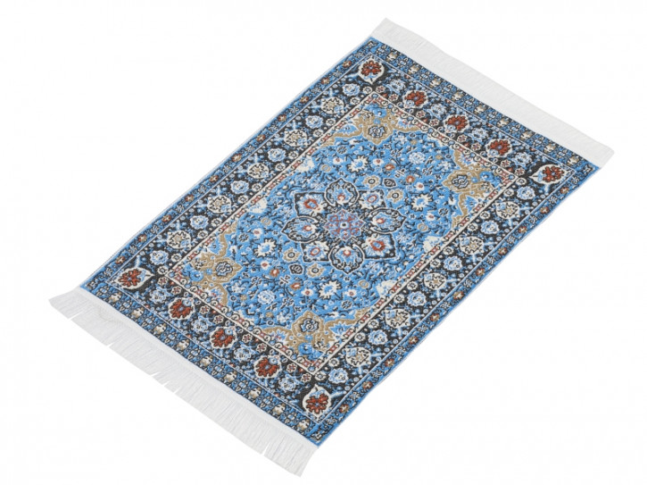 Teppich, 15x10 cm, blau