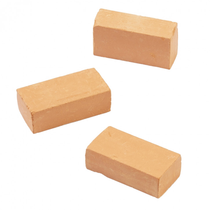 Ziegelsteine, 2,5x1,3x0,9 cm Btl. a 5 St. rot