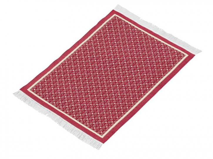 Teppich, 15x10 cm, rot