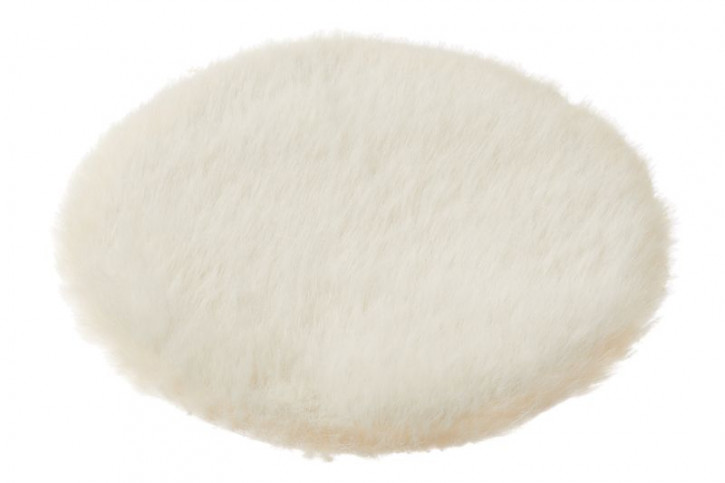 Teppich rund, ca. 12 cm, creme