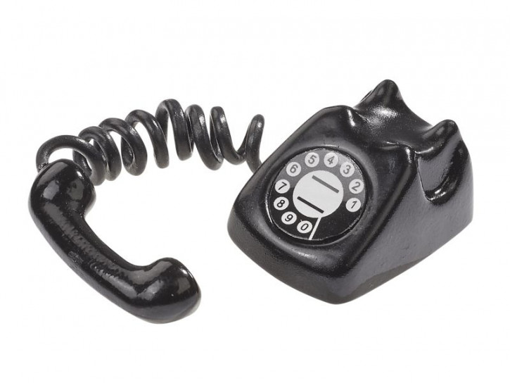 Telefon, ca.1,7cm, schwarz