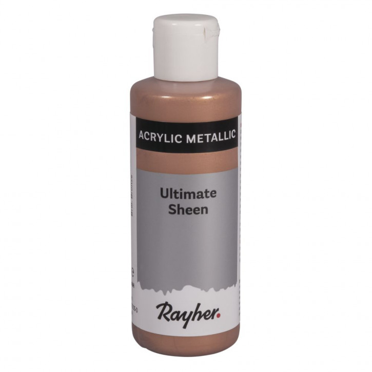 Ultimate Sheen Acrylfarbe, brilliant bronze metallic, Flasche 80ml
