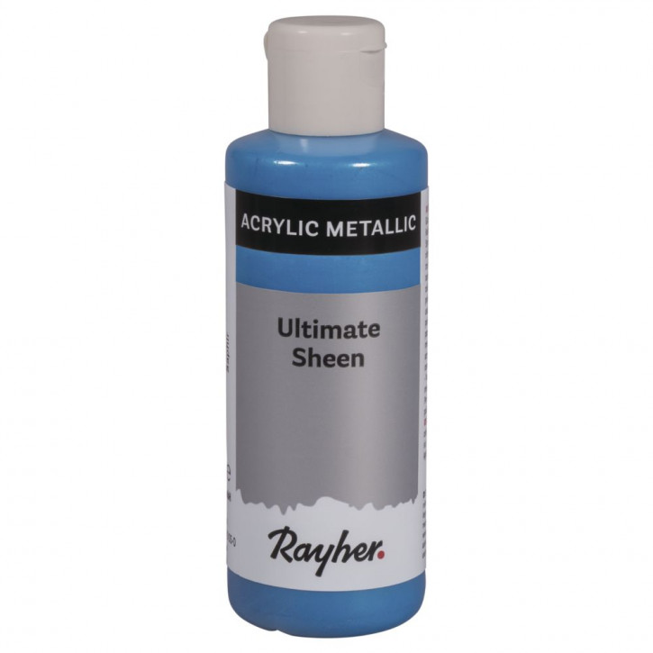 Ultimate Sheen Acrylfarbe, saphir metallic, Flasche 80ml