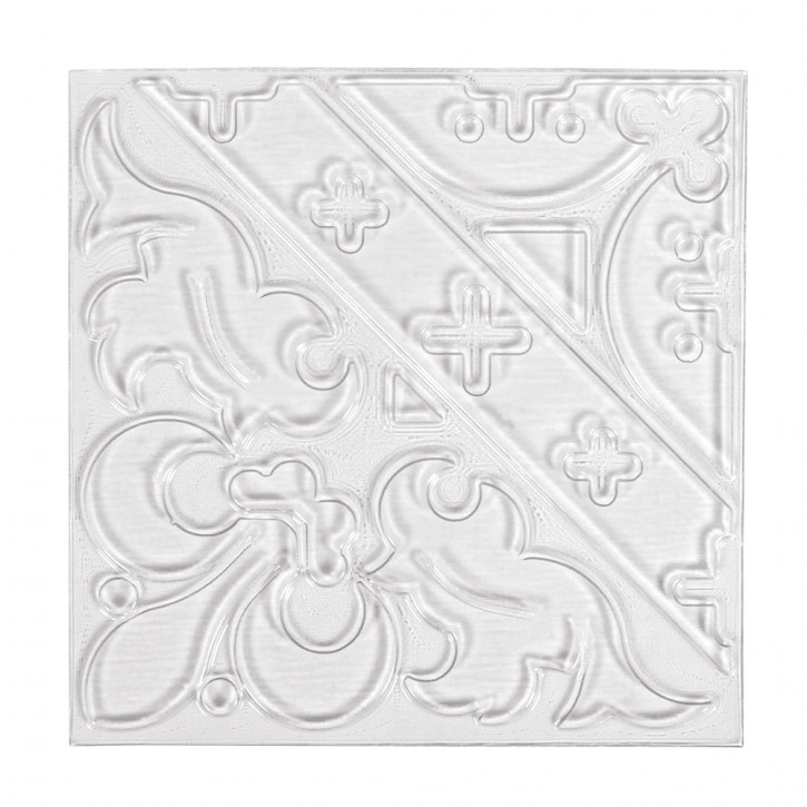 Relief-Eingießplatte Ornament 11x11cm, SB-Btl 1Stück
