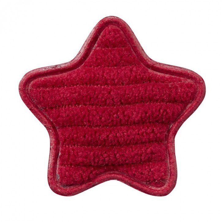 Soft-Sterne 3,6 cm, Btl. 4 Stück rot