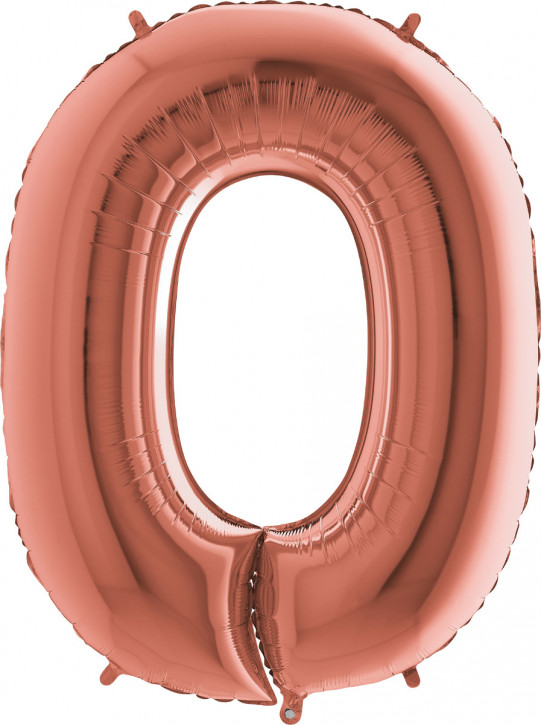 40" Folienzahl "0"-rosegold