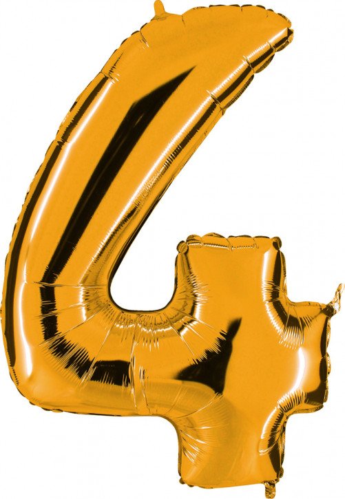 40" Folienzahl "4"-gold