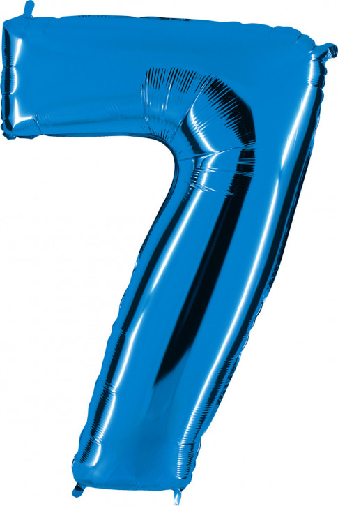 40" Folienzahl "7"-blau
