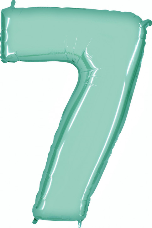 40" Folienzahl "7"-hellgrün
