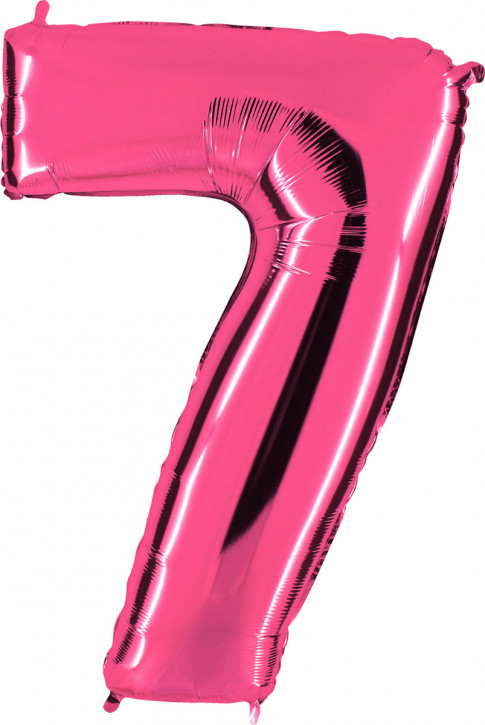 40" Folienzahl "7"-pink