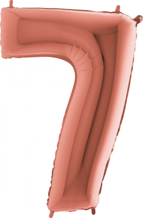 40" Folienzahl "7"-rosegold