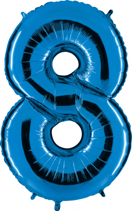 40" Folienzahl "8"-blau