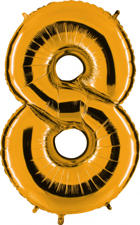 40" Folienzahl "8"-gold