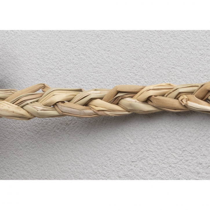 Schilfgras Band, 3fach geflochten 10m, 1cm breit, natur, Bündel 1Stück